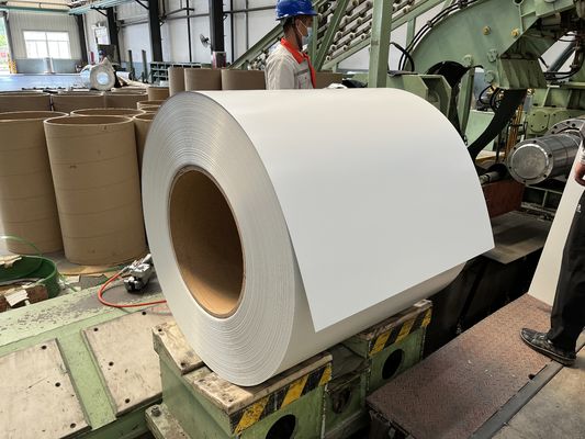 AZ150 / AZM150 PPGL RAL9003 Chapa de aço galvalume pré-pintada em bobinas