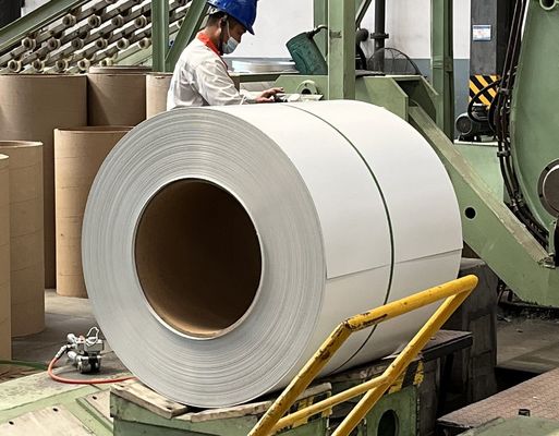 Aço Galvalume pré-pintado RAL9003 Painel de telhado ondulado branco único Chapas de folha de cor bobina de folha pré-pintada Aço Aluzinco