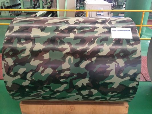 Camuflagem Printech bobina revestida a cores PPGI 0,5 mm * 1200 mm Z150 PVDF DX51D