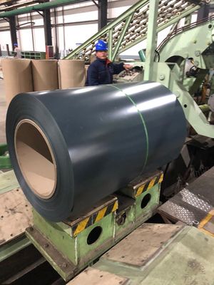 AZ60 JIS G3302 PPGI bobina de aço pré-pintada bobinas de aço aluzinco 650-1250mm
