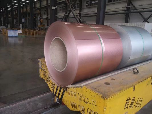 Rose Golden AFP 55% ALU-ZINC Galvalume rolos de aço 0,6 mm AZ60 Spangle regular