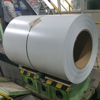 Beckers Frost Branco Pre-Pintado Galvalume Steel Coil AZ150 PPGL DX51D 10 anos de garantia exportação para a África do Sul