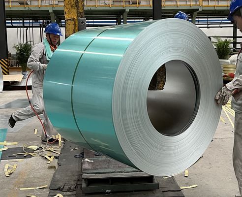 0.40mm Verde AFP Aço Galvalume GL Chapas revestidas de pedra Villa Techo 55% Painéis de telhado de aço Aluzinco DX51D ASTM A792M S280GD