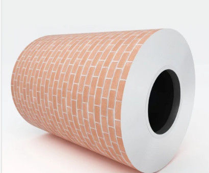 DX51D PPGI Brick Pattern Color Coated Steel Coil para Construção