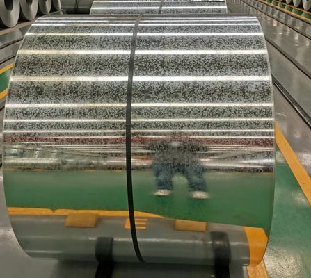 GBT2518 Chapa de aço galvanizado em bobinas cromadas ASTM A653M CS-B para painéis de telhado