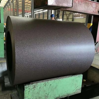 1.0mm PPGI Texturizado Matt Pre-pintado de aço bobina HDP Valspar para telhado