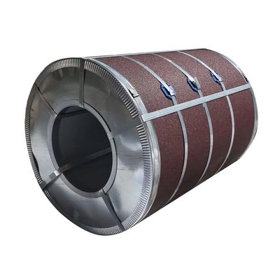 Matt RAL3005 bobinas de cor EN10169 DX51D Chapa de aço galvanizado pré-pintada em bobinas Beckers pintura 15 anos de garantia
