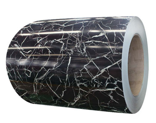 1.0mm Grão de mármore Imprintech bobina revestida de cor bobina de aço galvanizado S320GD