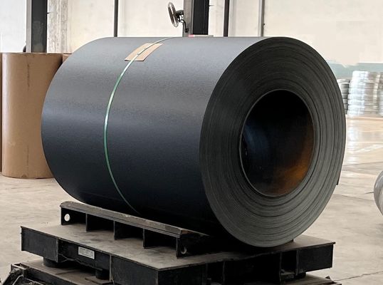 Folha de aço revestida por malha de coloração, texturizada RAL9004 Preta Matt 28 Gauge