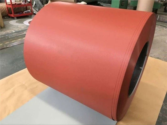 JIS G3302 Mat texturizado Pre-pintado de aço de cor revestida de chapa de aço Z225 SMP pintura