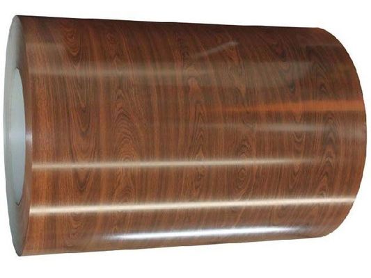 PVDF Coil Coating Color Coated Aluminum Coil Grain Wood 5052 5754 8011