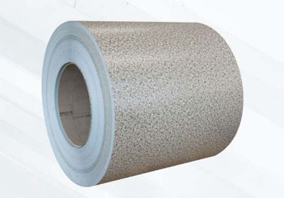 PVDF GRANITE COLOR MOTORNED COILS ALUMINIO 3003 H26 GRADE 1.0*1200 padrão personalizado 50 anos de garantia