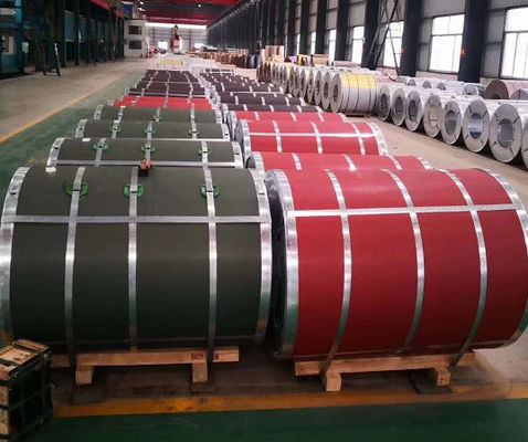 Coil de aço texturizado AZ150 pré-pintado Galvalume Base de aço Metal 20 anos de garantia Beckers Poliéster