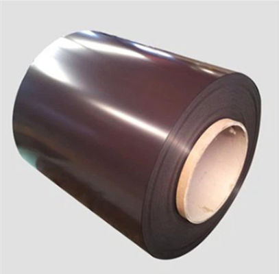 Z225 PPGI bobina de folha revestida de cor marrom HDP DX51D para revestimento ou telhado