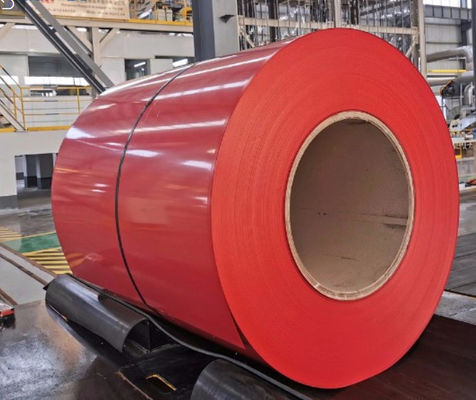 Aço Galvalume pré-pintado AZ120 PPGL bobina de aço SMP DX51D para painéis de parede metálicos