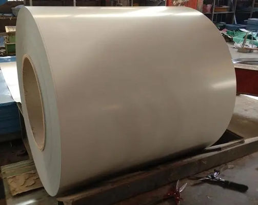 RAL1014 PVDF Marfim AkzoNobel bobinas de alumínio 3003 H24 PE/Colour Coated/Prepainted/Colour Coated Aluminium Mill Finished