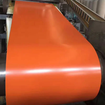 RAL COLOR PPGL PE SMP PVDF Material de construção de metal bobinas revestidas de cor brilhante matt alta luz filmagem de superfície Dx52D PPGI