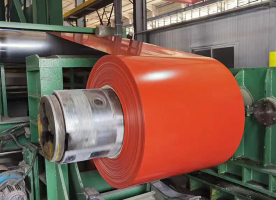 RAL bobina de aço revestida de cor pré-pintada galvanizada Z275/PPGI para materiais de construção