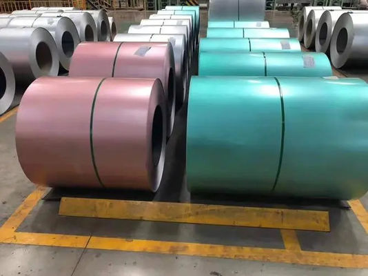 Casa de aço leve G550 aço estrutural AZ150g Galvalume aço bobina AFP 55% Alu-zinco aço bobinas de fenda anti-impressão digital