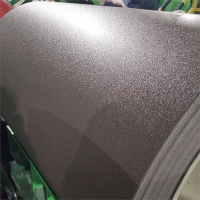 28Ga SS80 PPGI RAL8019 Chapa de telhado marrom Z275 Chapa de aço revestida de cor pré-pintada de aço aluzinco corrugado