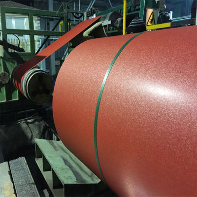 Superfície mate texturizada anti-gravagem pré-pintada galvanizada com cor de rugas revestida de aço bobina PE regular SMP HDP
