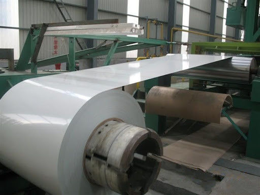 AZM150+/-20 PPGL RAL9003 Single White PPAL CS-B Roof Panel Corrugated Tiles Colour Sheet Coil Pre-Painted Aluzinc Steel