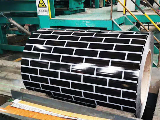 Stone Grain Printech Color Coil 3003H24 Alumínio Coil PVDF Grain de madeira 50 anos de garantia Coil revestido de cor