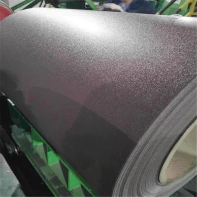 Z180 PPGI Aço HDP de rugas 40 anos de garantia 1040/1250mm Matt Coil de aço texturizado pintado telhado de metal de aço galvanizado