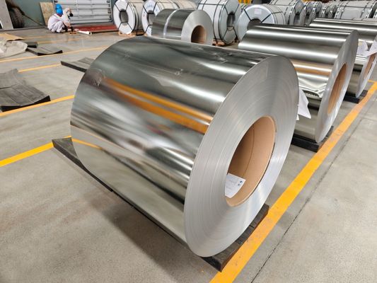 Revestimento em rolos de placas de estanho produtos de lata de estanho em aerossol bobinas eletrolíticas de placas de estanho BA T4 2.8/2.8 Alta resistência