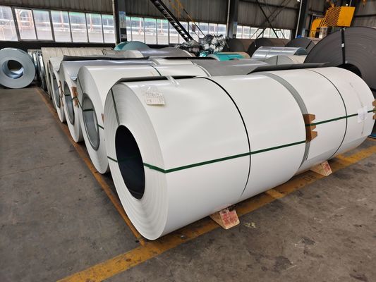 RAL9002 bobina de aço branco usada para porta de rolamento pintada Z100 bobinas galvanizadas tiras